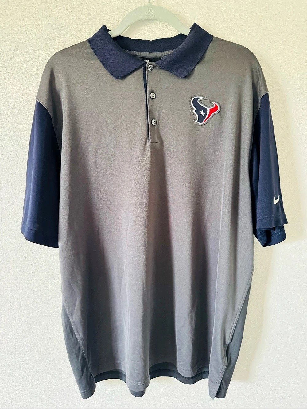 Nike NFL OnField Dri-FIT polo Gray & Blue XXL